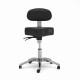 Stool-Black—Front-View